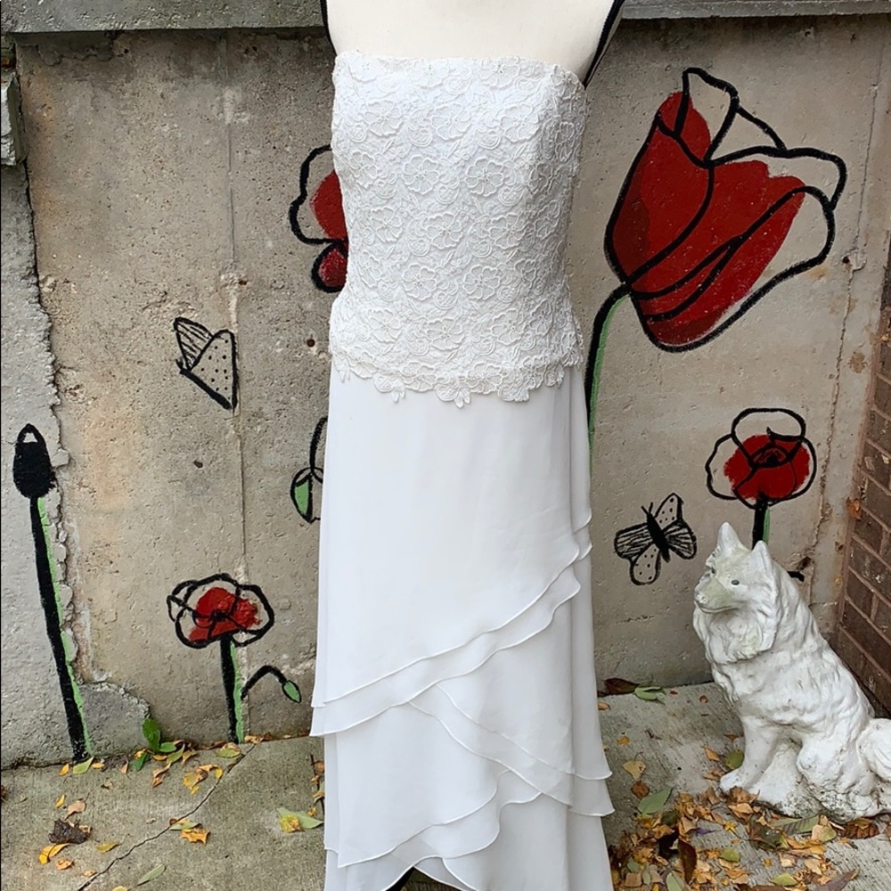 Lace and Beaded Wedding Dress
